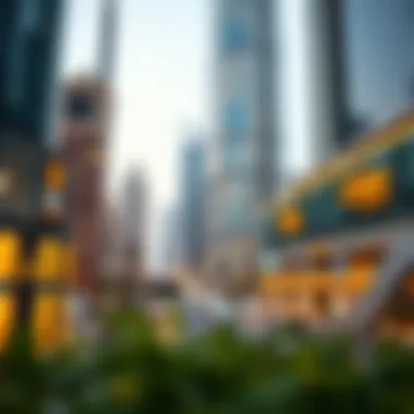 Business district in Dubai illustrating economic opportunities