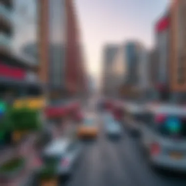 A bustling real estate market in Dubai