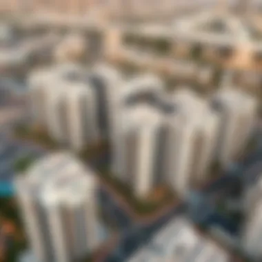 Aerial perspective highlighting Arjan's residential developments