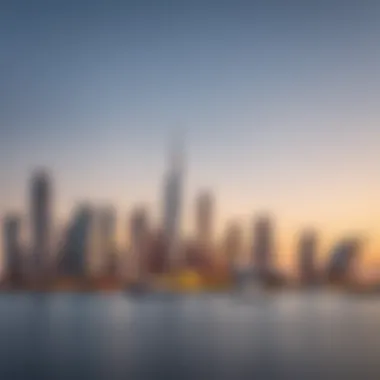 Stunning skyline view of Bayview Emaar