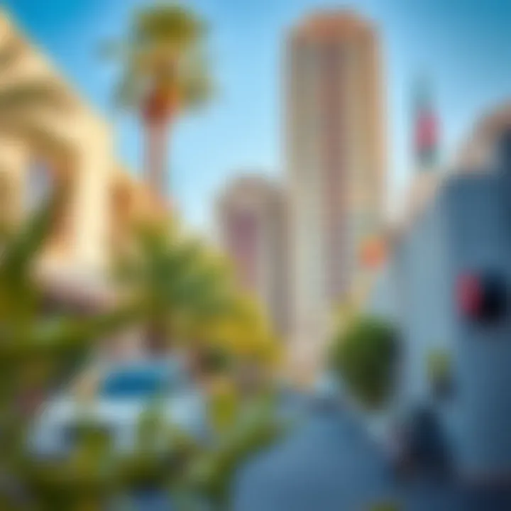 Vibrant neighborhood showcasing the appeal of Abu Hail for bedspace tenants