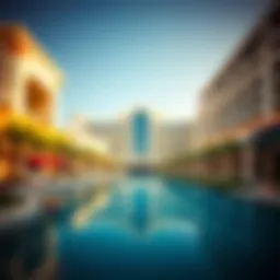 Stunning exterior view of Caesars Resort Bluewaters Dubai showcasing its unique architecture