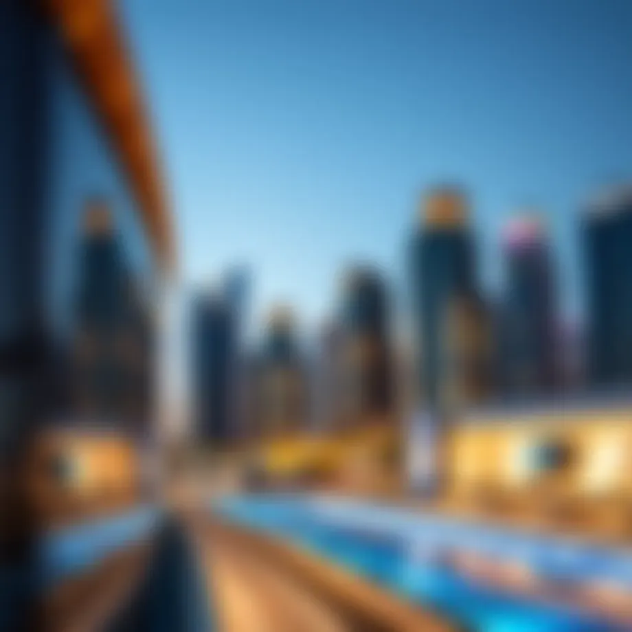 Dubai skyline showcasing modern architecture