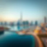 A panoramic view of Dubai's skyline showcasing Al Fayez Global's projects