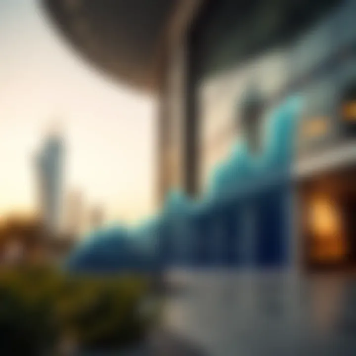 Market trends graph depicting the real estate growth in Dana Plaza Khalidiya