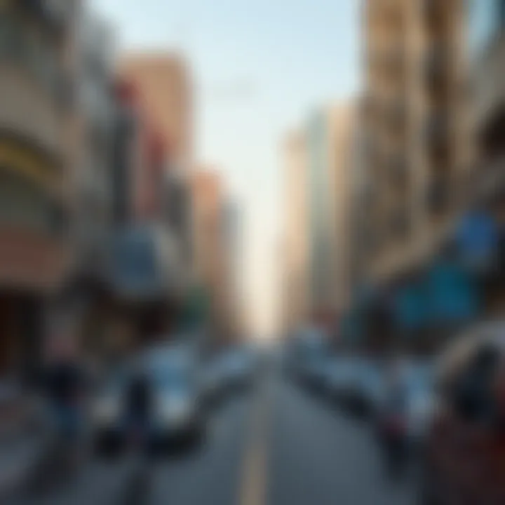 Bustling streets reflecting demographic diversity