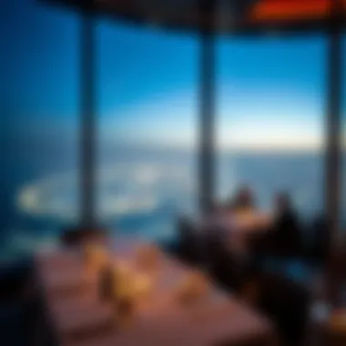 Panoramic Dining at the Top of the World Unique dining setting with panoramic views at Burj Khalifa
