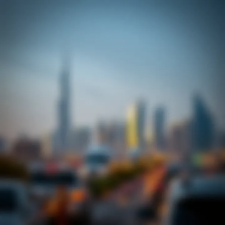 Dubai skyline highlighting real estate developments