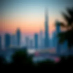Luxurious Dubai skyline showcasing prime real estate properties