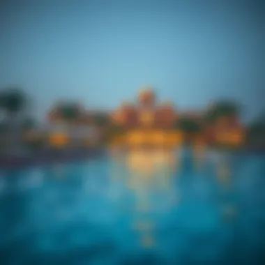 Luxurious beachfront amenities available at Al Awan Beach