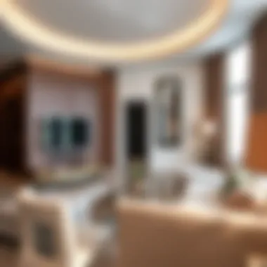 Interior design of a contemporary apartment in Al Barsha South