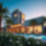 Exterior view of the Apricot Building showcasing modern architecture