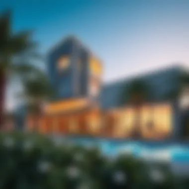 Modern Architectural Design of Apricot Building Exterior view of the Apricot Building showcasing modern architecture