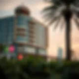 Dramatic view of Arabella 2 architectural design