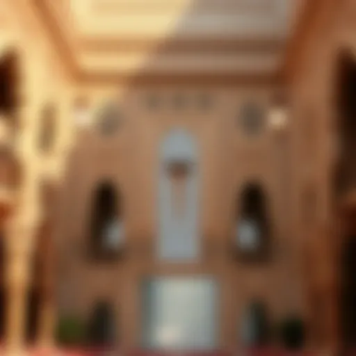 Intricate details of Arabian architecture