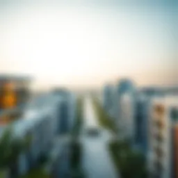 Panoramic view of Arjan showcasing modern architecture