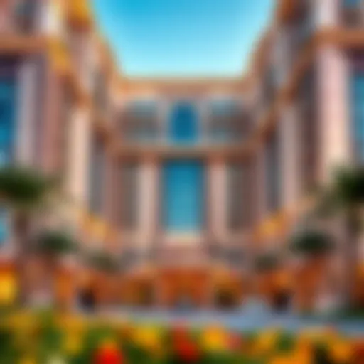 Architectural Elegance of Binghatti Amber Stunning facade of Binghatti Amber showcasing its architectural elegance