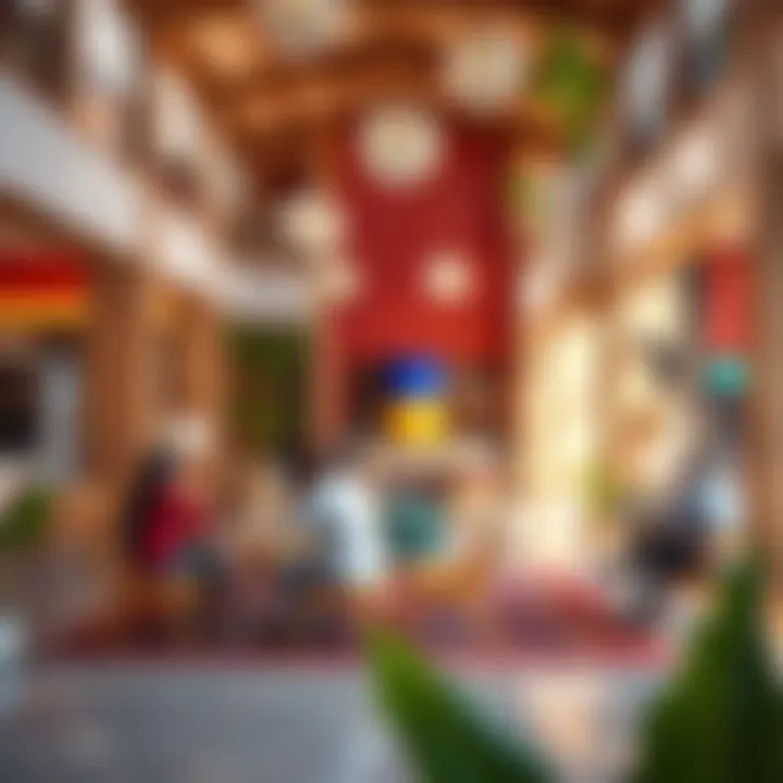 Vibrant community space within Binghatti JVC highlighting lifestyle features.