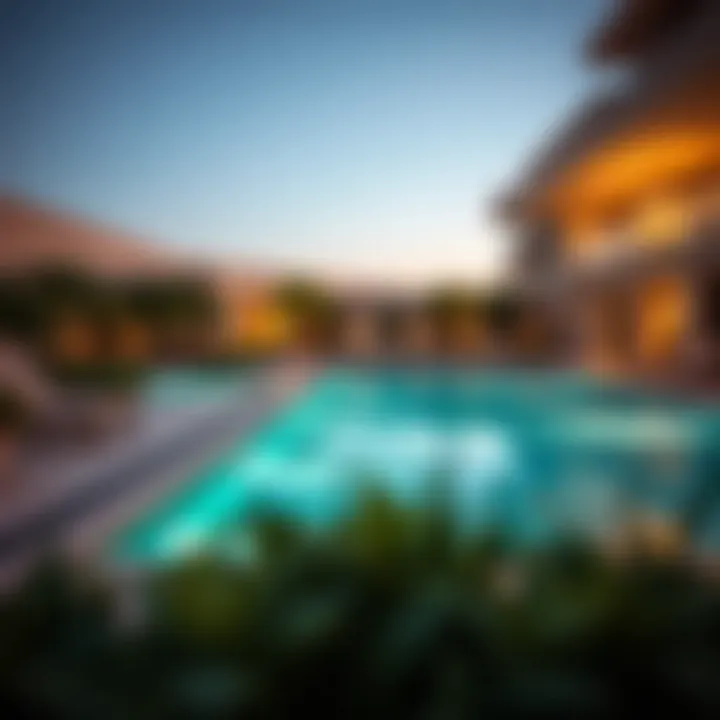 Luxurious lifestyle amenities available to residents of Binghatti JVC.