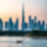 Stunning skyline of Dubai featuring Damac properties