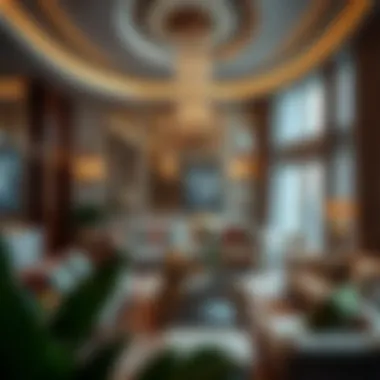 Opulent Living Spaces in Dubai Lavish interior of a high-end Dubai apartment