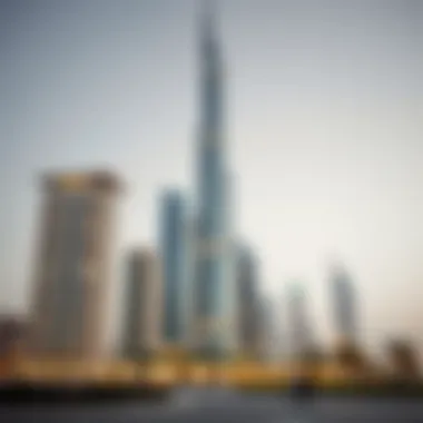 Modern Architectural Marvels in Dubai Luxury skyscraper showcasing modern architecture in Dubai