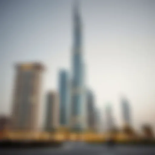 Modern Architectural Marvels in Dubai Luxury skyscraper showcasing modern architecture in Dubai