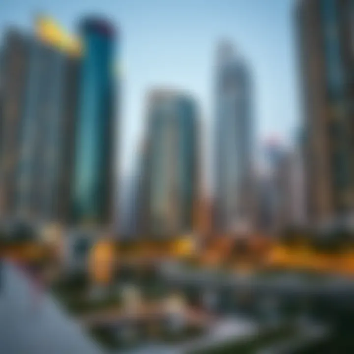 Luxury Living: Residential Excellence in Downtown Dubai Luxurious residential buildings reflecting the skyline of Downtown Dubai