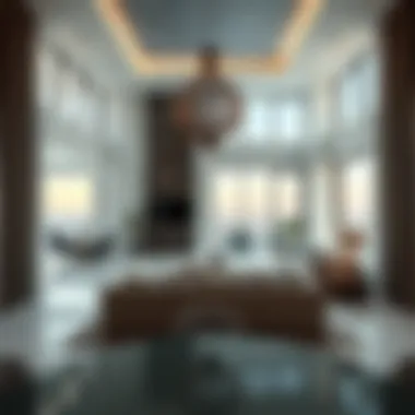 Luxurious Interior Spaces in Expo Valley Villas Interior design of a luxurious villa highlighting spacious living areas
