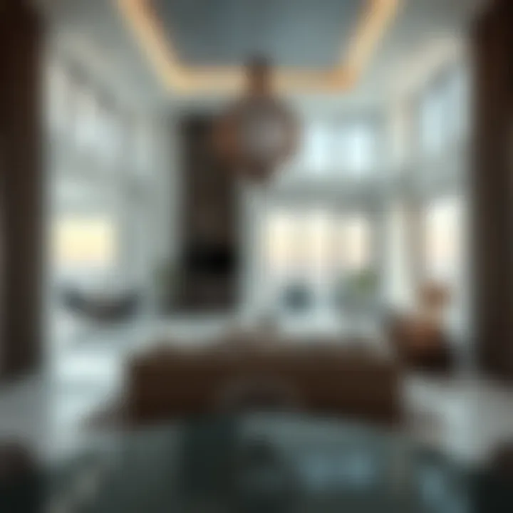 Luxurious Interior Spaces in Expo Valley Villas Interior design of a luxurious villa highlighting spacious living areas