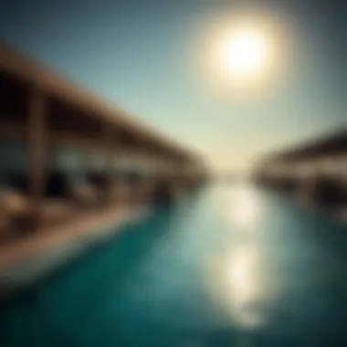 Amenities at La Mer Beach Close-up of facilities available at La Mer Beach, highlighting amenities