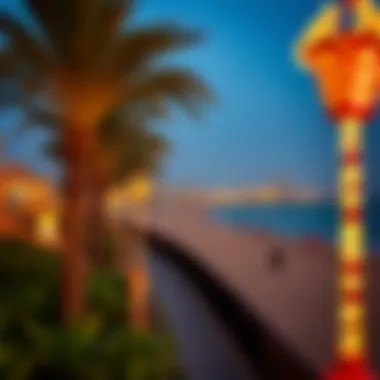 Panoramic view of La Mer Beach showcasing the vibrant atmosphere