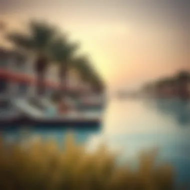 Luxurious beach resort in Dubai