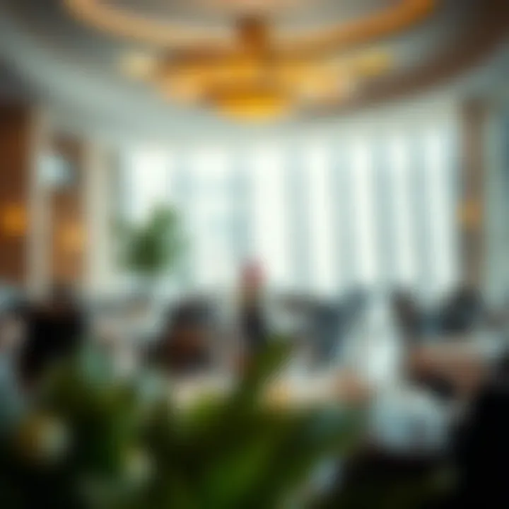 Elegant Dining Experience Elegant dining setting with gourmet cuisine at the hotel restaurant