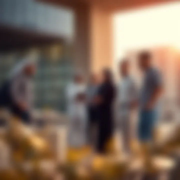 Team collaboration in a Nakheel project