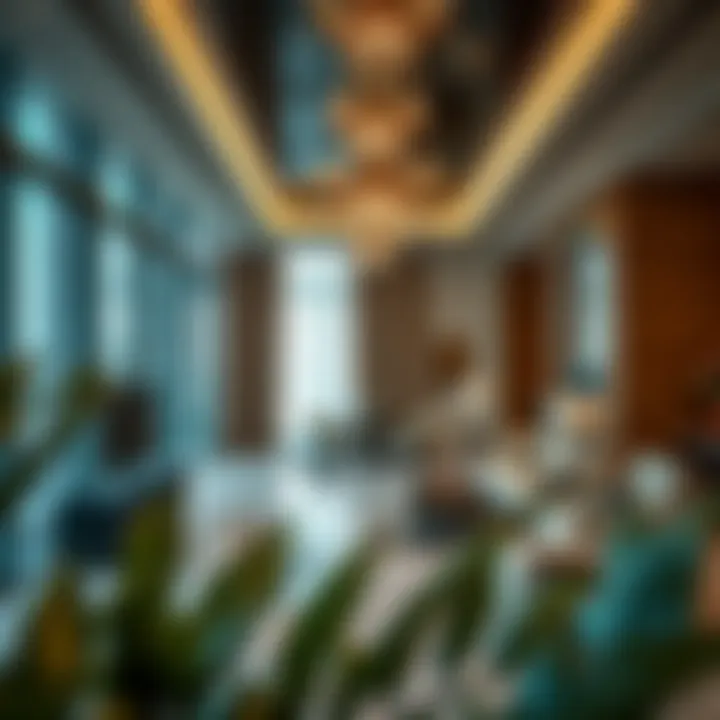 Luxurious Interiors of Omniyat One Business Bay Luxurious interior of a residential unit within Omniyat One Business Bay