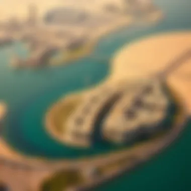 Aerial View of Palm Jabal Ali Aerial view of Palm Jabal Ali showcasing its unique shape and luxury villas