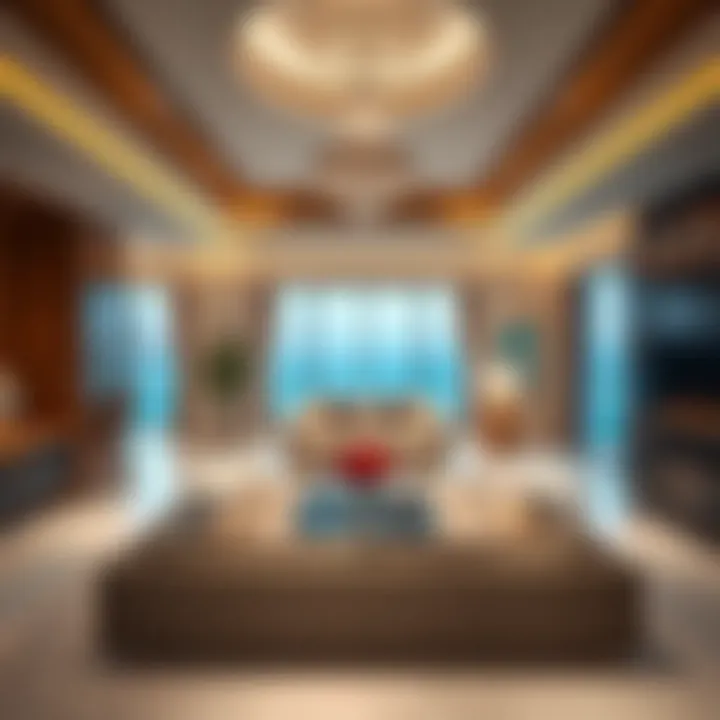 Luxurious Interior Design in Palm Jumeirah Luxurious interior design of a Palm Jumeirah villa