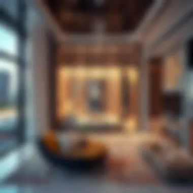 Diagram illustrating partitioned spaces within a JLT property