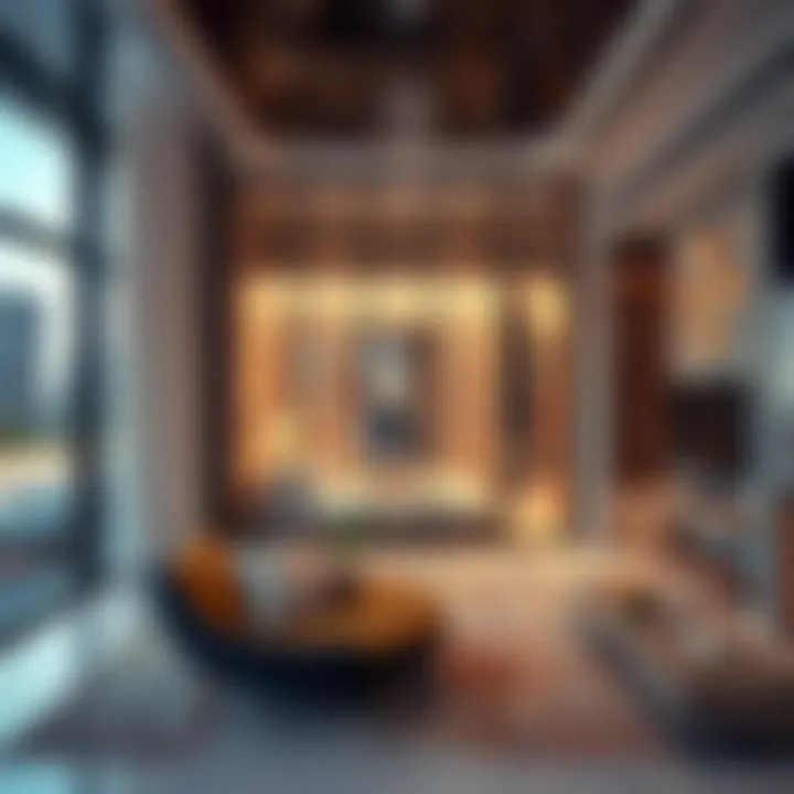 Diagram illustrating partitioned spaces within a JLT property