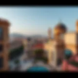 Panoramic view of قرية السيف showcasing its architectural beauty