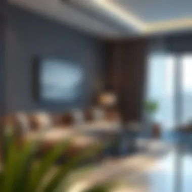 Amenities available in a Satwa rental unit