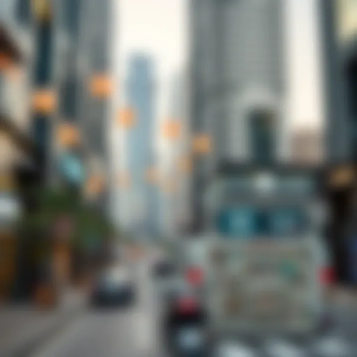 Key Locations in International City Map highlighting key locations in International City