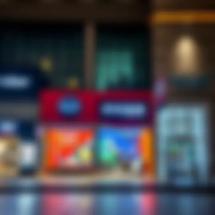 Vibrant Storefronts in International City Vibrant storefronts in International City