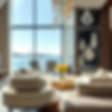 A detailed view of high-end interior design elements