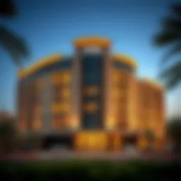 Stunning architectural facade of Sun and Sands Al Barsha