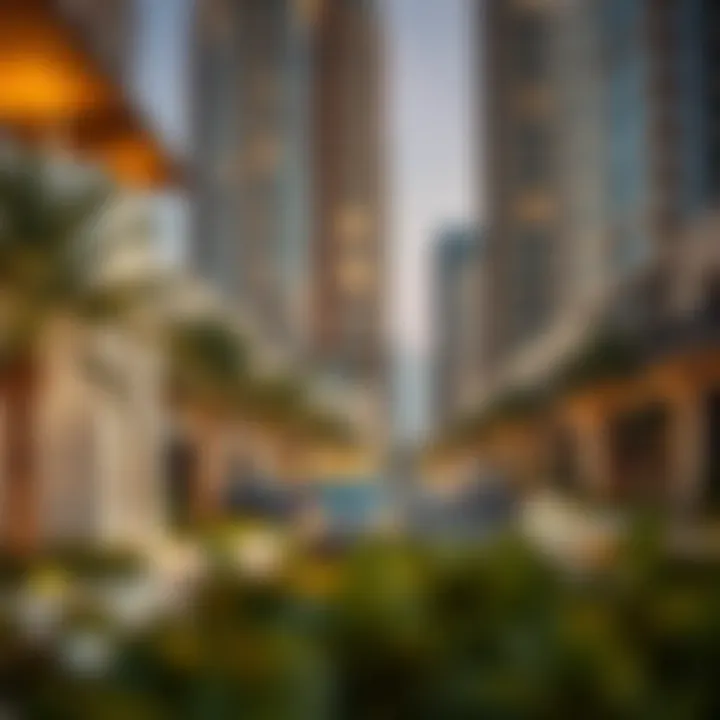 Residential Area in TECOM Luxurious residential area within TECOM highlighting living conditions