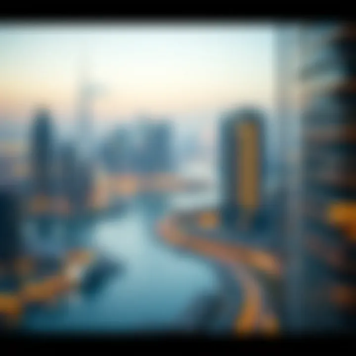 Panoramic skyline of Dubai featuring Creek Vistas