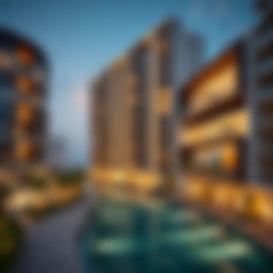 Breathtaking view of Creek Vistas showcasing modern architecture