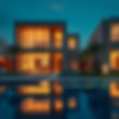 Luxurious villa in Jumairah showcasing modern architecture